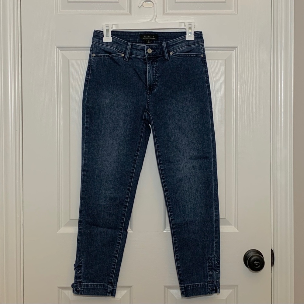 Talbots Flawless Five-Pocket dark wash Jeans